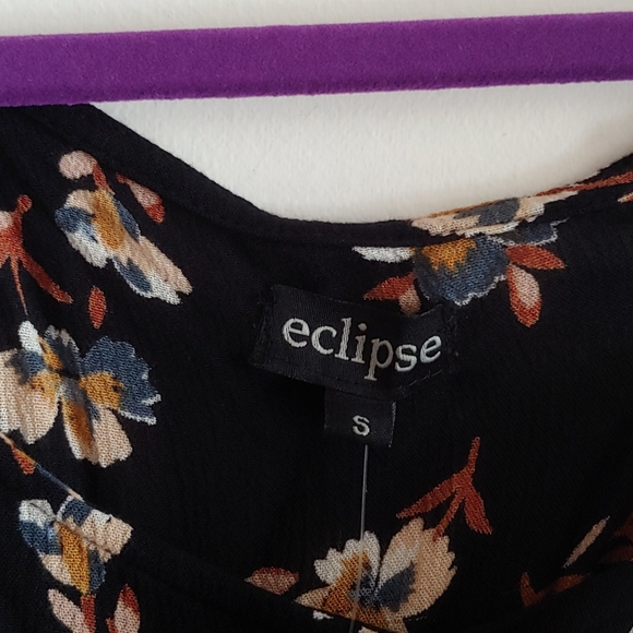 Floral Sleeveless Peplum Baby Doll Top - Picture 3 of 4